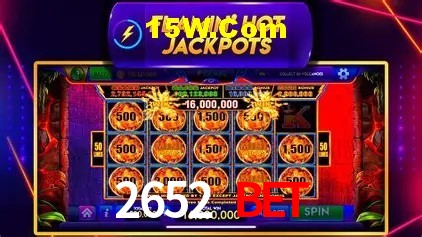Slots com jackpots e giros grátis na 2652 Bet
